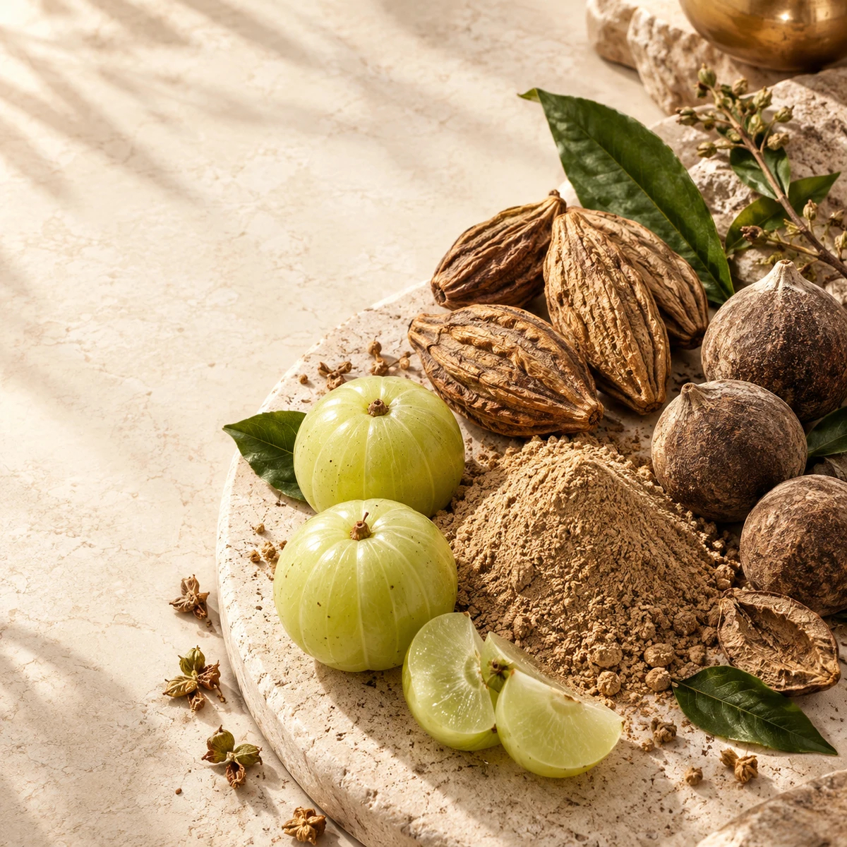 Organic certified herbs and botanicals